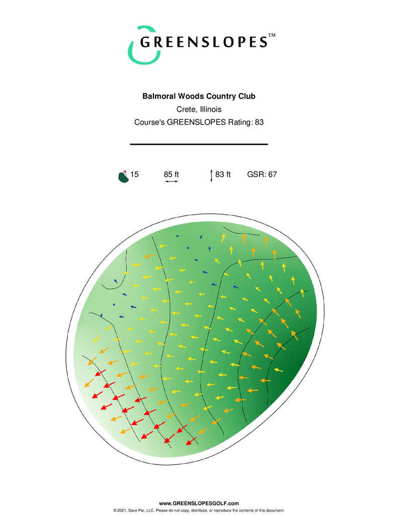 Balmoral Woods Country Club Crete GREENSLOPES Golf
