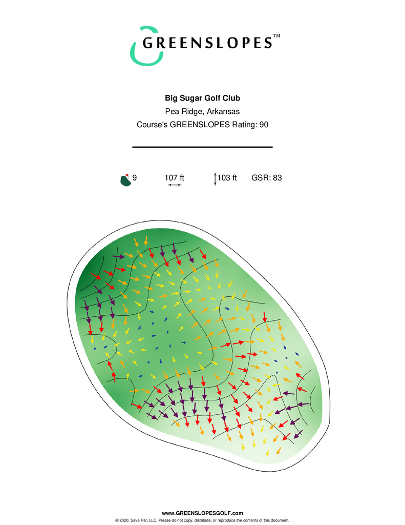 Big Sugar Golf Club Pea Ridge GREENSLOPES Golf