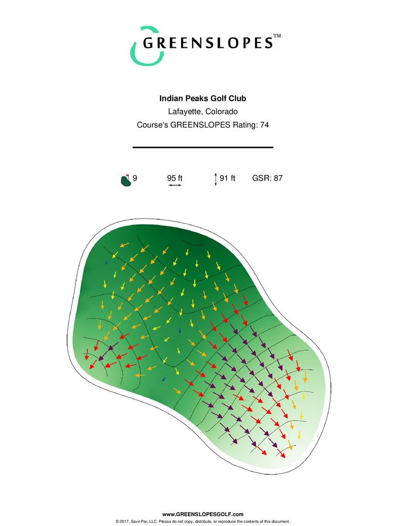 Indian Peaks Golf Club Lafayette GREENSLOPES Golf