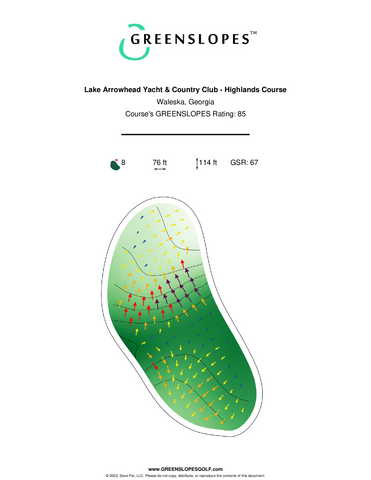 Lake Arrowhead Yacht & Country Club - Highlands Course - Waleska