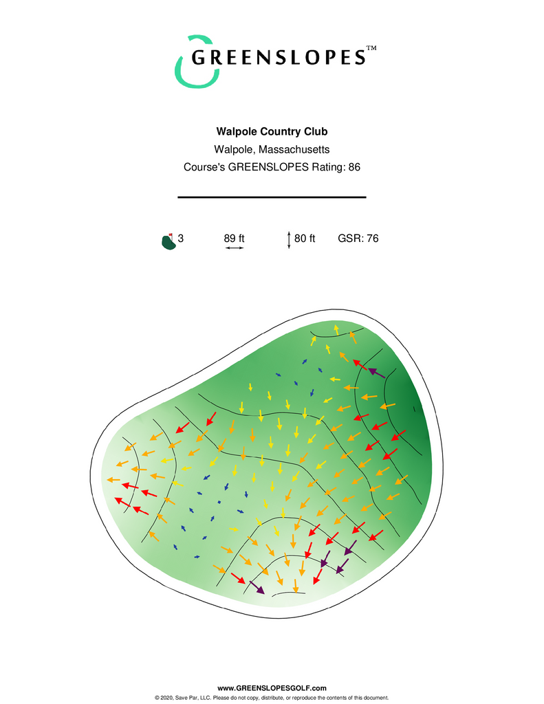 Walpole Country Club Walpole GREENSLOPES Golf