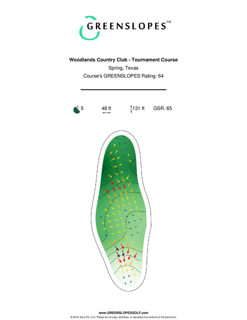 Woodlands Country Club Tournament Course Spring GREENSLOPES Golf