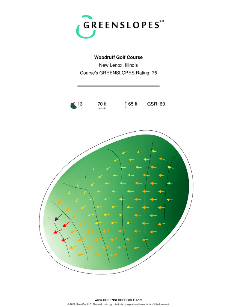 Woodruff Golf Course New Lenox GREENSLOPES Golf