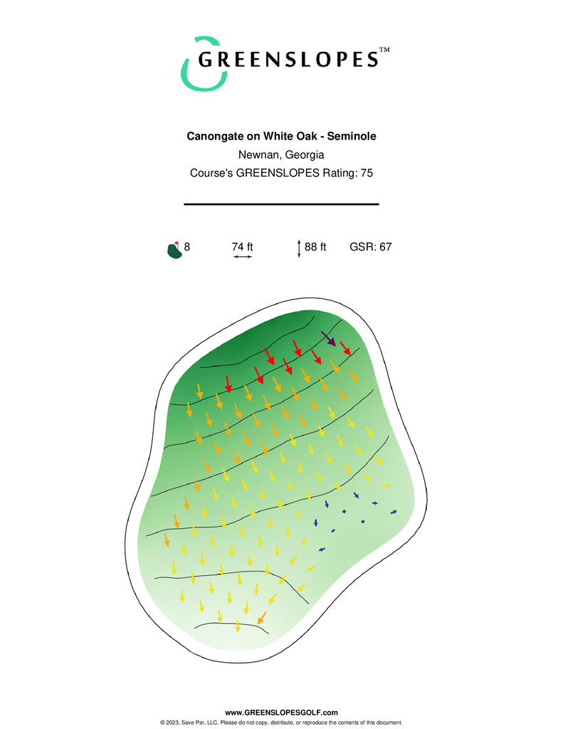 Canongate on White Oak Seminole Newnan GREENSLOPES Golf