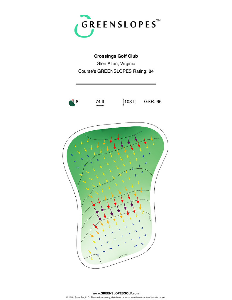 Crossings Golf Club Glen Allen GREENSLOPES Golf