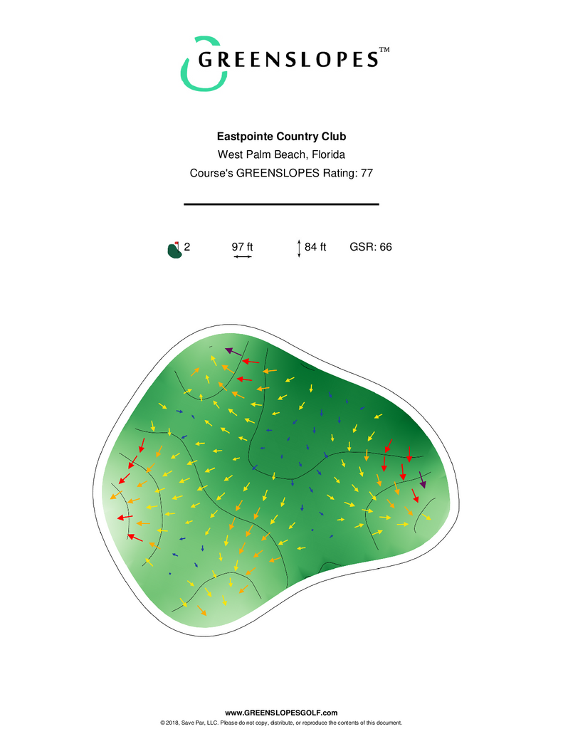 Eastpointe Country Club GREENSLOPES Golf