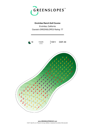 Encinitas Ranch Course Map Encinitas Ranch Golf Course - Encinitas – GREENSLOPES Golf
