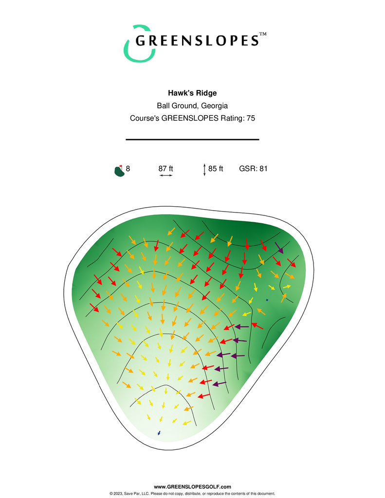 Hawk's Ridge Ball Ground GREENSLOPES Golf