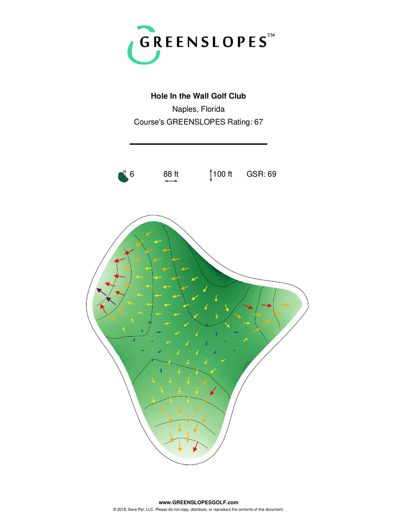 Hole In the Wall Golf Club Naples GREENSLOPES Golf