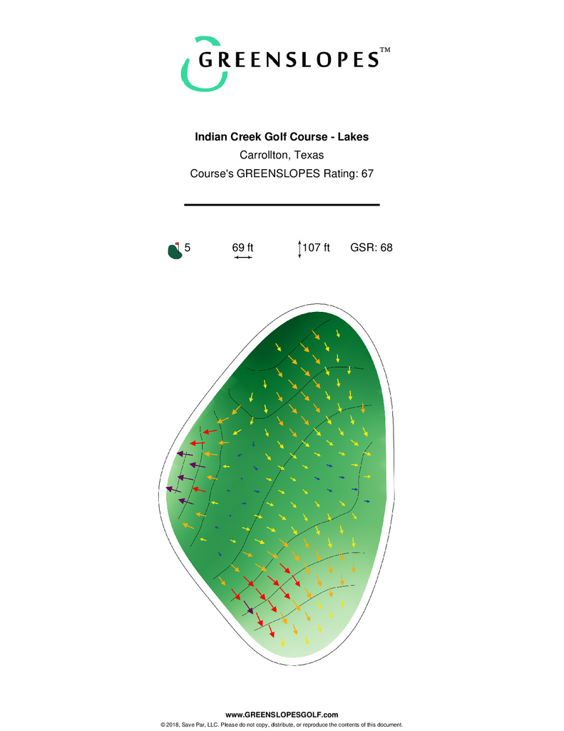 Indian Creek Golf Course Lakes Carrollton GREENSLOPES Golf