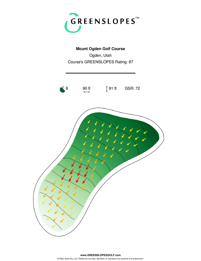 Mount Ogden Golf Course Ogden GREENSLOPES Golf