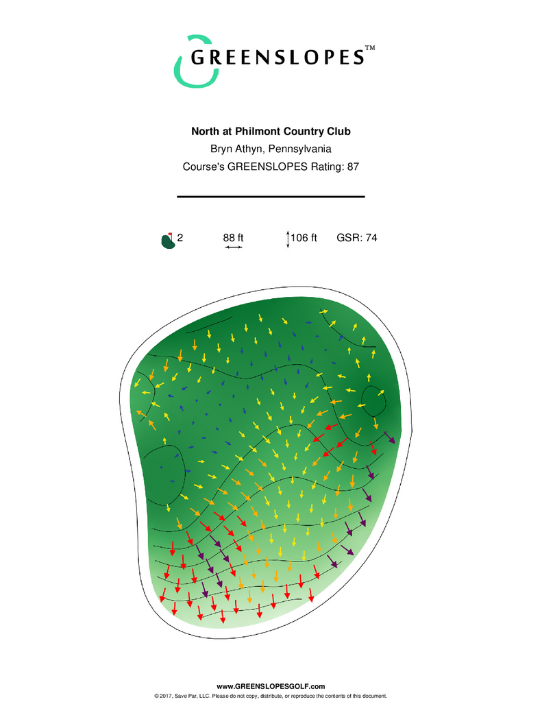 North at Philmont Country Club Bryn Athyn GREENSLOPES Golf