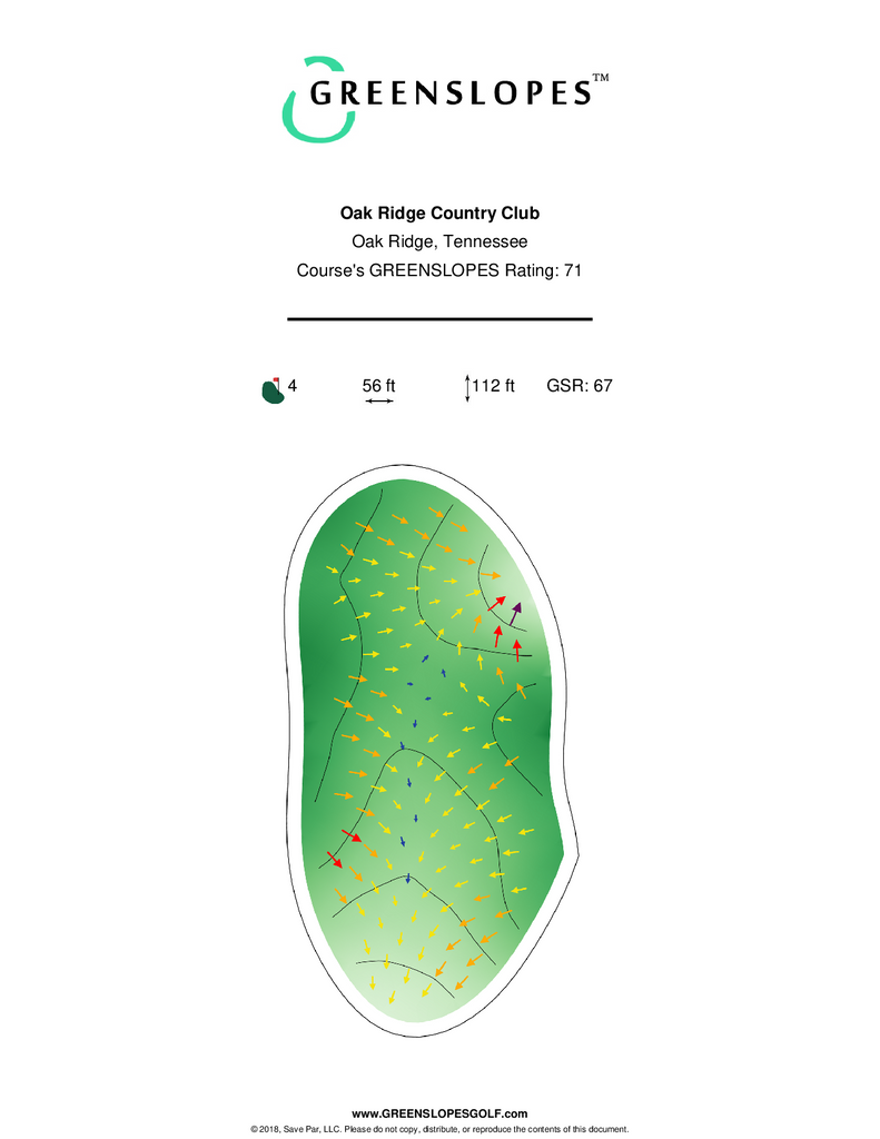 Oak Ridge Cc Map Oak Ridge Country Club - Oak Ridge – GREENSLOPES Golf