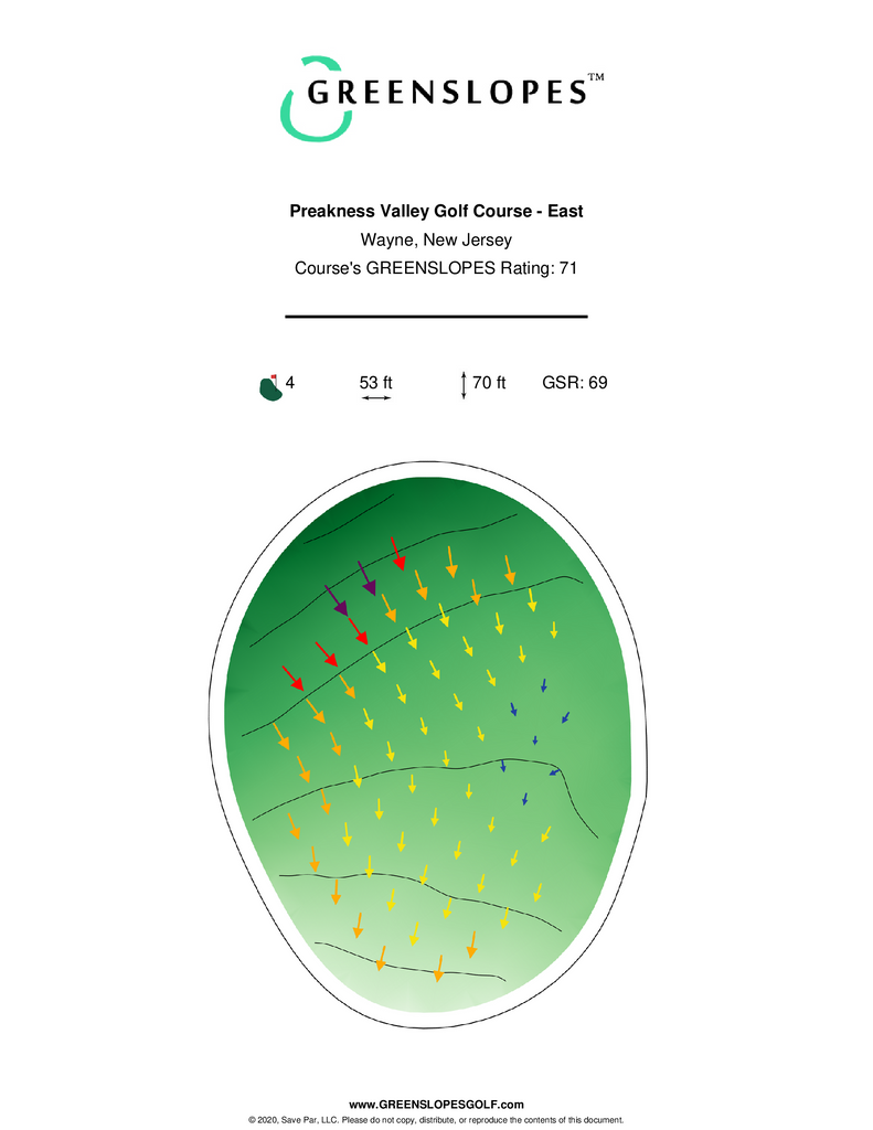 Preakness Valley Golf Course East Wayne GREENSLOPES Golf