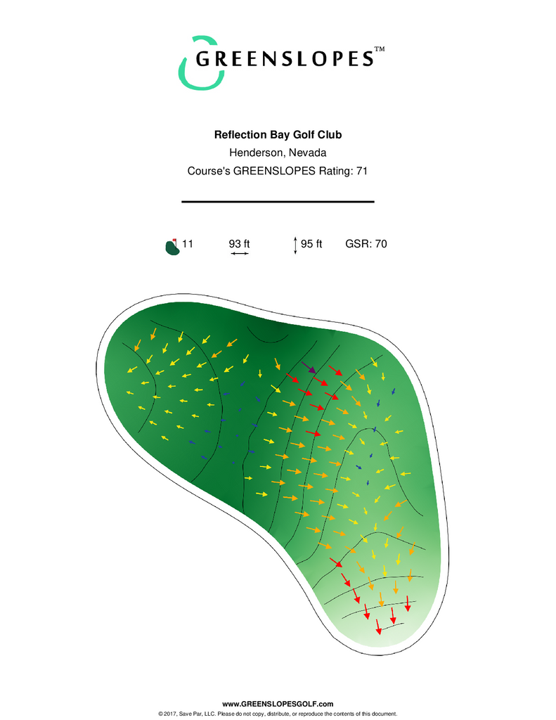 Reflection Bay Course Layout Reflection Bay Golf Club - Henderson – GREENSLOPES Golf