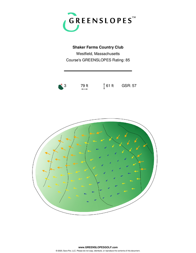 Shaker Farms Country Club Westfield GREENSLOPES Golf