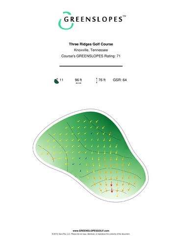Three Ridges Course Layout Three Ridges Golf Course - Knoxville – GREENSLOPES Golf