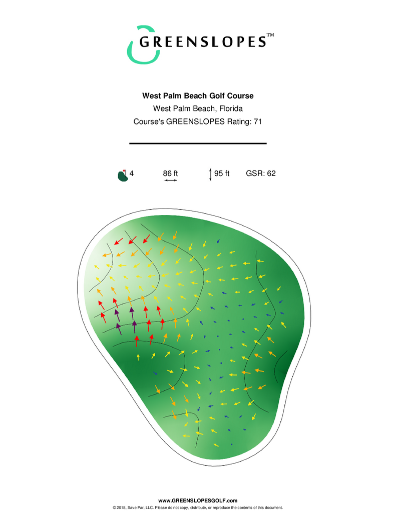 West Palm Beach Golf Course GREENSLOPES Golf